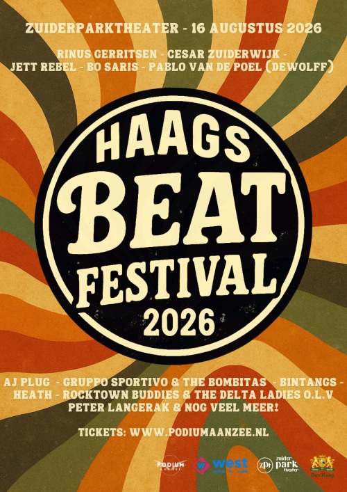 Rinus Gerritsen and Cesar Zuiderwijk at Haags Beat Festival sold out August 16 2026.jpg